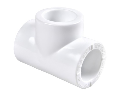Тройник полипропиленовый PPRC 20х20х20 РВК, белый