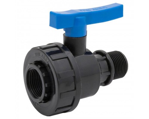 Кран шаровой ТПК-АКВА компрессионный ВР/НР 2" х 2", 552220202