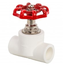 Вентиль полипропиленовый PPRC 20, белый