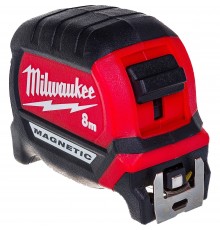 Рулетка Milwaukee PREMIUM магнитная MAGNETIC GEN III 8м (шир. полотна 27мм)