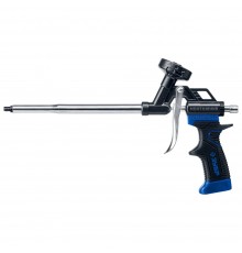 Пистолет для монтажной пены ЗУБР МОНТАЖНИК, с тефлоновым покрытием корпуса и сопла.