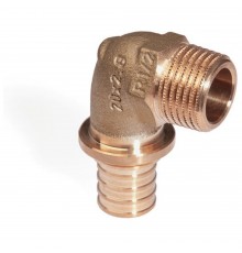 Угольник-переходник REHAU НР 32-3/4" RX+ , бронза