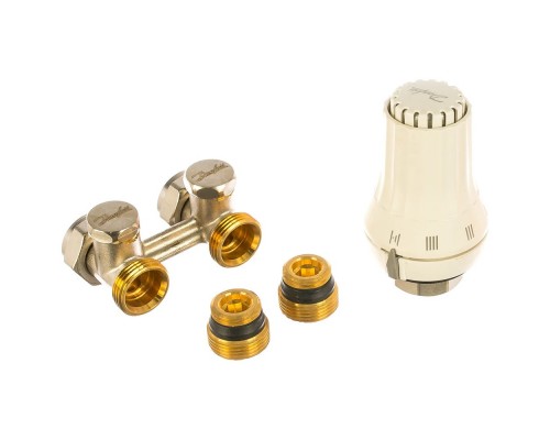 Комплект для панельных радиаторов прямой RAE-K+RLV-KS 3/4*1/2 М30Х1,5 (Danfoss) 013G5091
