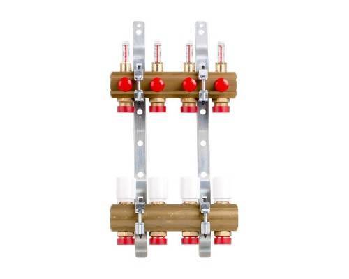 Узел коллекторный Giacomini сборный с расходомерами 1 1/4" x 18 /7 , R553FZY027 Узел коллекторный Giacomini сборный с расходомерами 1 1/4" x 18 /7 , R553FZY027