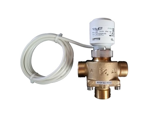 RCVA 1/2" (1.6)-230 Клапан трехходовой с приводом / SHUFT RCVA 1/2" (1.6)-230 Клапан трехходовой с приводом / SHUFT