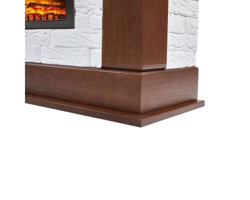 Портал Firelight Prestigio 25 камень белый, шпон дуб Портал Firelight Prestigio 25 камень белый, шпон дуб