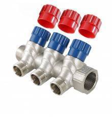 Коллектор VALTEC VTc.560.N.0503 с рег.вент НР 3/4"х1/2" 3 вых