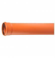 Труба Ostendorf 125x2000мм KGEM НК PVC рыжий