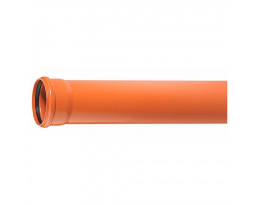 Труба Ostendorf 125x2000мм KGEM НК PVC рыжий