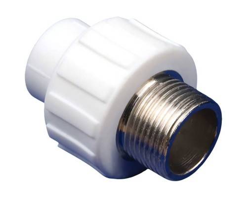 Муфта MeerPlast PPRC 40х1 1/4 НР белый (1/5/30) Муфта MeerPlast PPRC 40х1 1/4 НР белый (1/5/30)