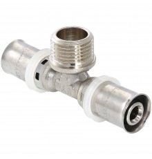 Тройник пресс Valtec VTm.233.N.200520 НР 20х3/4"х20