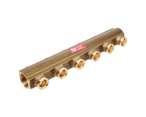 Коллектор Giacomini с отсечными клапанами 1" x 18 /4, R553SY004 Коллектор Giacomini с отсечными клапанами 1" x 18 /4, R553SY004