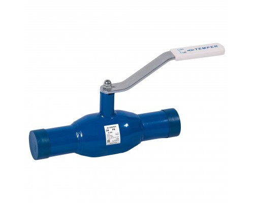 Кран шаровый TEMPER DN40 PN40 с/проходной приварной, 28220040
