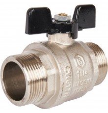 Кран шаровой полнопроходной, НР/НР, ручка бабочка 1 1/4 SVB-0006-000032 STOUT