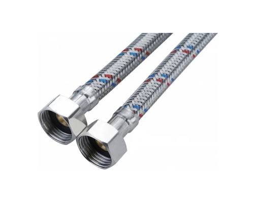 Подводка д/воды сталь 1/2" г/г 50 cм CTM Подводка д/воды сталь 1/2" г/г 50 cм CTM
