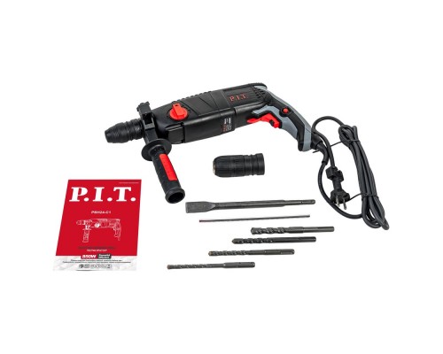 Перфоратор PIT PBH24-C1 МАСТЕР (3-реж.гор.850Вт.2,4дж.SDS,3 пласт.кейс, быстросъем.патрон) (3)