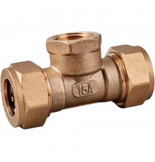 Тройник VIEIR обжимной 15X1/2"X15 ВР (80/5) VPF15315