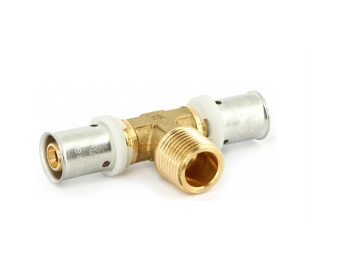 Тройник Uni-Fitt пресс-Н 20х1/2"х20