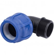 Отвод компрессионный с наружной резьбой 40х1 1/2" (Valfex) (35/7)