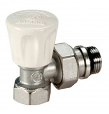 Клапан ручной Giacomini R705A для радиатора 1/2" ВН угловой, Kvs-2.0м3/ч