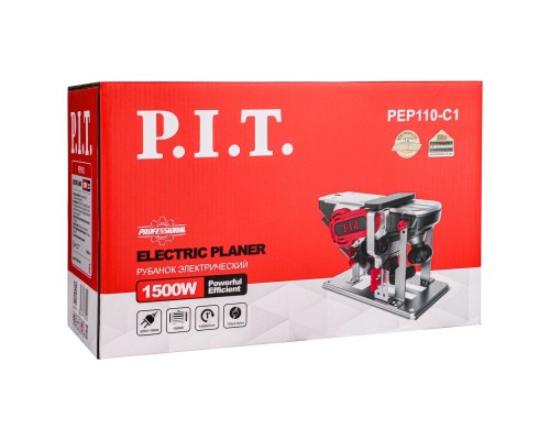 Рубанок PIT PEP110-C1 (1500Вт, ширина 110мм, глубина 0-3.5 мм, 15000об/мин, стационар) Рубанок PIT PEP110-C1 (1500Вт, ширина 110мм, глубина 0-3.5 мм, 15000об/мин, стационар)