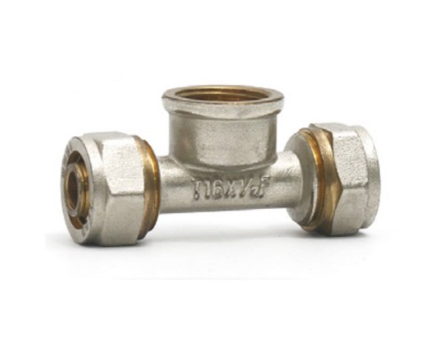 Тройник VIEIR цанговый T16х1/2"ВРх16 (130/10) MPTF163 Тройник VIEIR цанговый T16х1/2"ВРх16 (130/10) MPTF163