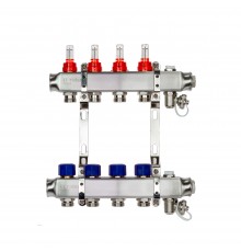 Комплект коллекторов РИДАН SSM-12RF set с расход.,кроншт.,руч.воздух.,слив.кран. и торц.заглуш.