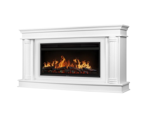 Каминокомплект: Очаг Electrolux EFP/P-3620LS, портал Olympia 42/40/36, белый