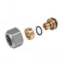 Переходник Giacomini МП латунь Дн 20х2,0х3/4" с евроконусом, R179EX027