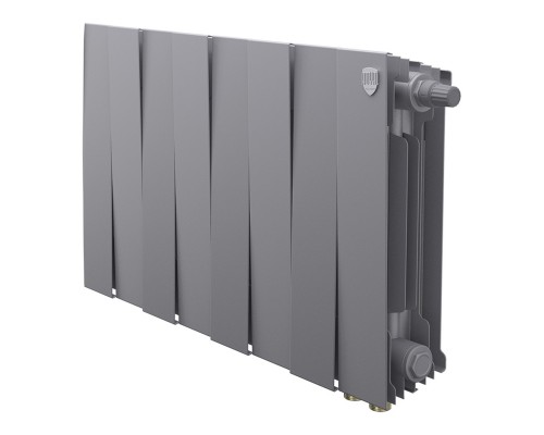Радиатор биметаллический Royal Thermo PianoForte 300 Серебристый VR80 - 8 секц.