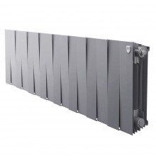 Радиатор биметаллический Royal Thermo PianoForte 300 Серебристый - 16 секц.
