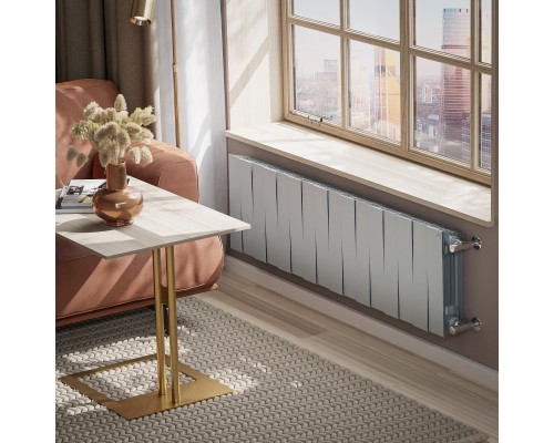 Радиатор биметаллический Royal Thermo PianoForte 300 Серебристый - 16 секц. Радиатор биметаллический Royal Thermo PianoForte 300 Серебристый - 16 секц.