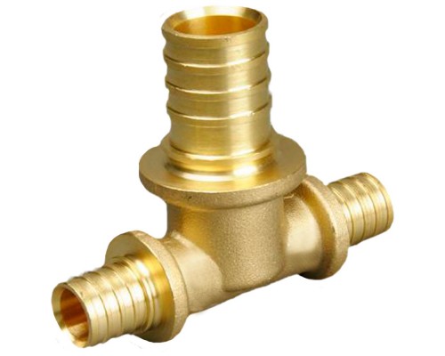 Тройник ONE PLUS переходной 20-20-16 латунь акс. (80/10)