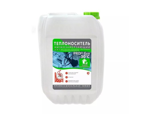 Теплоноситель АльфаХим PROFI Eco-30 на основе пропиленгликоля, (10кг)