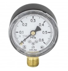 Манометр ЗТП МП-50 радиальный Дк50мм 0-0,6 МПа кл.2,5 G1/4"