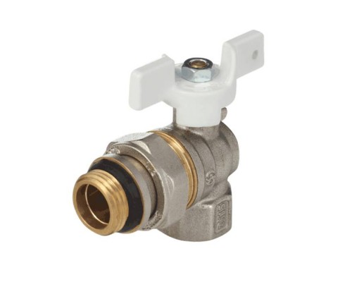 Кран шар лат 1128 Standard нк Ду20 Ру30 м/амер полн угл баб Aquasfera 1128-02