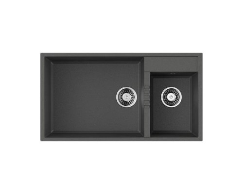 Omoikiri Tedori 85-2-U-CH Кухонная мойка Tetogranit 85x46,5 см, цвет: шампань 4993945
