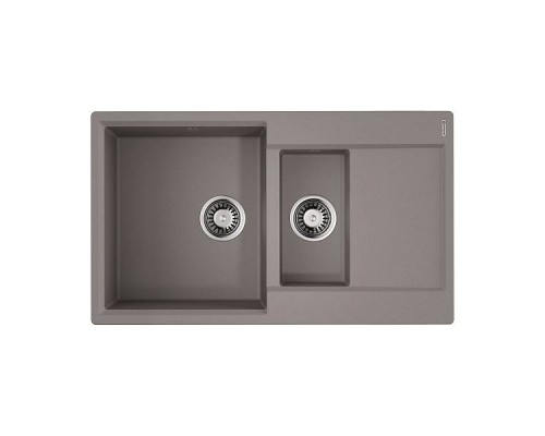 Omoikiri Daisen 86-2-GR Кухонная мойка Artgranit 86x51 см, цвет: leningrad grey 4993475