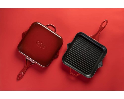 Квадратная сковорода-гриль HS K GTV 2828 RED