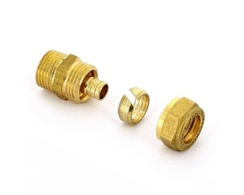 Муфта обжим-Н TIEMME 15(2,5)х1/2"