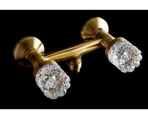 Boheme Crystal Смеситель для душа, двуручковый, цвет: бронза матовая 314-CRST