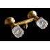 Boheme Crystal Смеситель для душа, двуручковый, цвет: бронза матовая 314-CRST