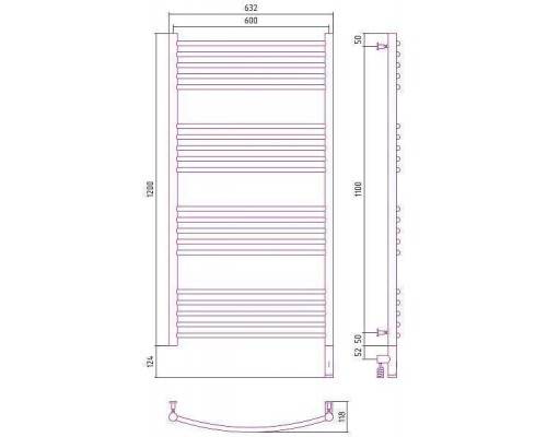 Сунержа Богема 3.0 Полотенцесушитель электрический 60x120h, прав., цвет: без покрытия 00-5803-1260 Сунержа Богема 3.0 Полотенцесушитель электрический 60x120h, прав., цвет: без покрытия 00-5803-1260