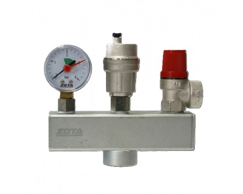 Группа безопасности котла 1" 3 bar ZOTA никель