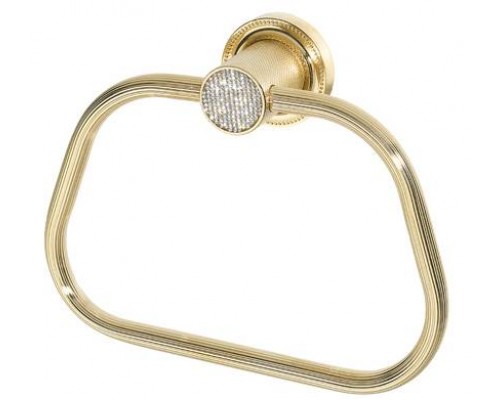 Boheme Royal Cristal Полотенцедержатель кольцо подвесной, цвет: золото 10925-G
