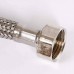 Гибкая подводка для воды UNI-FITT DN 8 ВВ 1/2" 120 см оплетка из нержавеющей стали