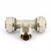 Тройник обжим-Н никелированный UNI-FITT 20х3/4"х20