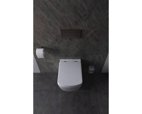 Allen Brau Liberty Унитаз подвесной, крышка-сиденье в комплекте, цвет: белый 4.32003.20
