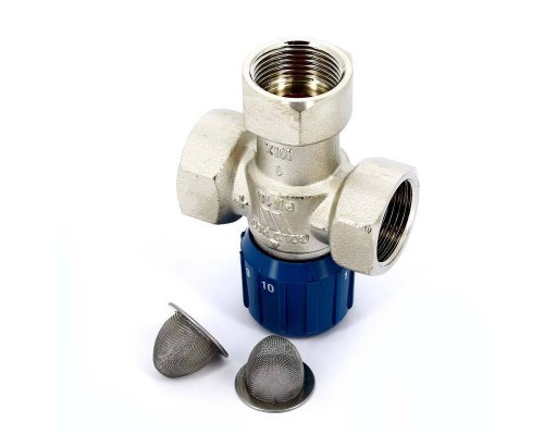 Термосмеситель AQUAMIX WATTS Ind 63C1"В диапазон регулирования 25-50˚C для теплого пола