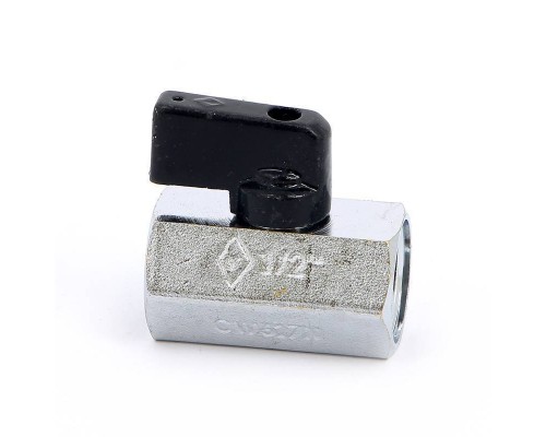 Кран шаровой мини Kansas Bugatti ВВ флажок 1/2"